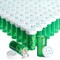 250 Pack Empty Pill Bottles with Caps, Plastic 13 Dram Medicine Vials for Prescription Medication, Supplements (Green Bottles, White Lids)
